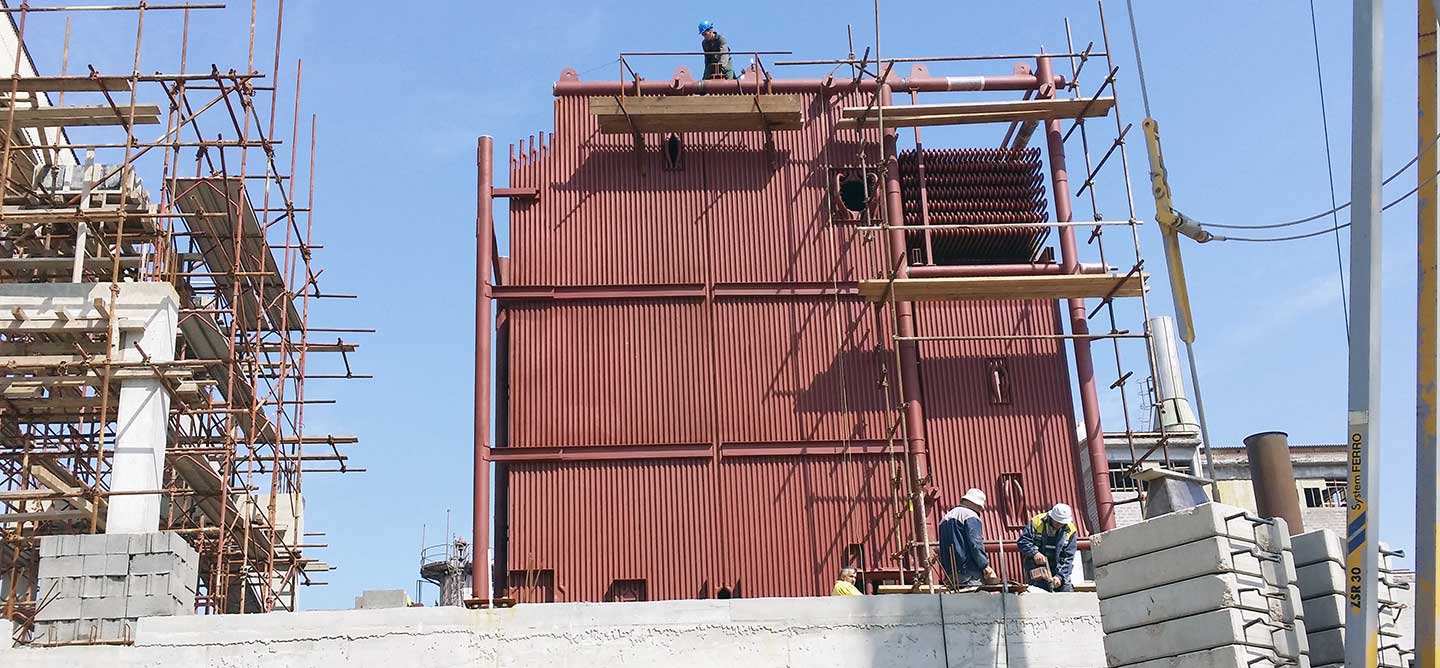 COAL OR BIOMASS BOILER 30T/H STEAM OR 24 MW