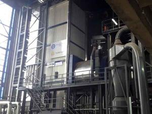 Cyclone burner boiler